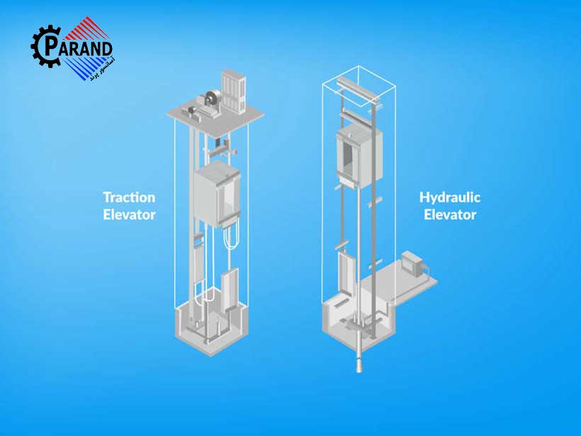 تفاوت آسانسورهای کششی و هیدرولیکی
